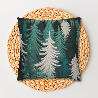 Pillowcase Pine Tree Winter Holiday Decor
