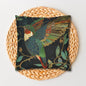 Art Nouveau Vibrant Hummingbird Pillowcase, Nature-inspired Home Decor, Throw Pillow for Living Room