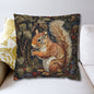 Squirrel William Morris Inspired | Squirrel Ancient Decorative Pillowcase Home Decor