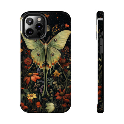 Woodland Luna Moth in The Style of William Morris iPhone Tough Case