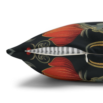 William Morris Inspired Victorian Butterfly Floral Decorative Pillowcase
