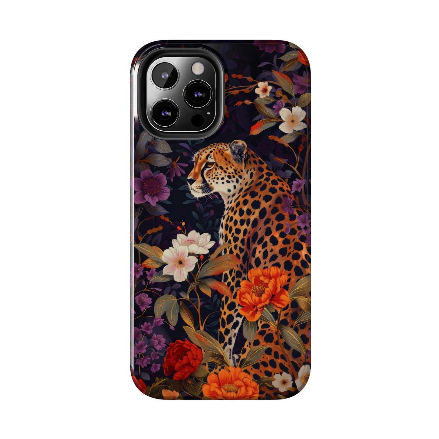 Cheetah Pattern iPhone Case for Cheetah Lovers, Jungle Pattern iPhone Case, Cheetah Lover Gift, iPhone Tough Case