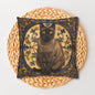 Art Deco Burmese Cat Decorative Pillowcase