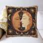Celestial Harmony Pillow,case Moon & Sun Design, Boho Decor, Cozy Home Accent, Starry Night Gift, Astrology Lovers
