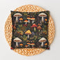 Forest Mushrooms Embroidery Pattern Pillowcase