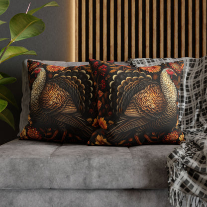 Turkey Throw Pillowcase: William Morris Inspired Fall Decor
