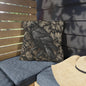 Gothic Raven Outdoor Pillow — Victorian Baroque Bird Cushion, Dark Academia Decor