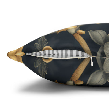 Pillowcase Victorian Art Inspired Bumblebee Baroque Gold Flora