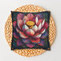 Art Deco Lotus Mandala Decorative Pillowcase