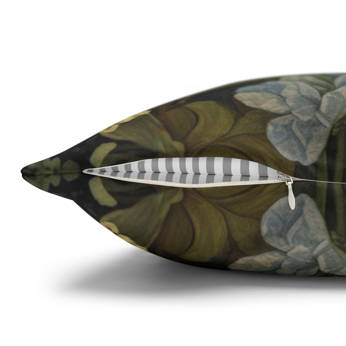 Rustic Bunny Floral Throw Pillowcase, Cute Rabbit Decorative Pillow Cover