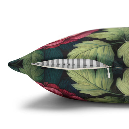 Floral Rabbit Throw Pillow:case Whimsical Spring Home Decor