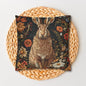 William Morris Hare Pillowcase: Floral Accent Cushion, Animal Lover Gift