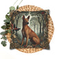 Brown Thai Ridgeback Dog Ornate Botanical Themed Forest Pillowcase