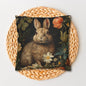 William Morris Inspired Floral Bunny Rabbit Pillowcase