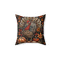 Thanksgiving Turkey Pillow: William Morris Inspired Fall Decor