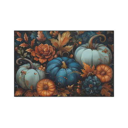 Autumn Pumpkin Floor Mat, Decorative Entry Mat, Seasonal Welcome Mat, Fall Home Decor, Holiday Floor Covering