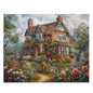 An Old Victorian English Home in The Style William Morris Jigsaw Puzzle (120, 252, 500-Piece) Gift-Ready Box, Adult Jigsaw Puzzle