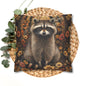 Woodland Raccoon Fall Ancient Decorative Pillowcase