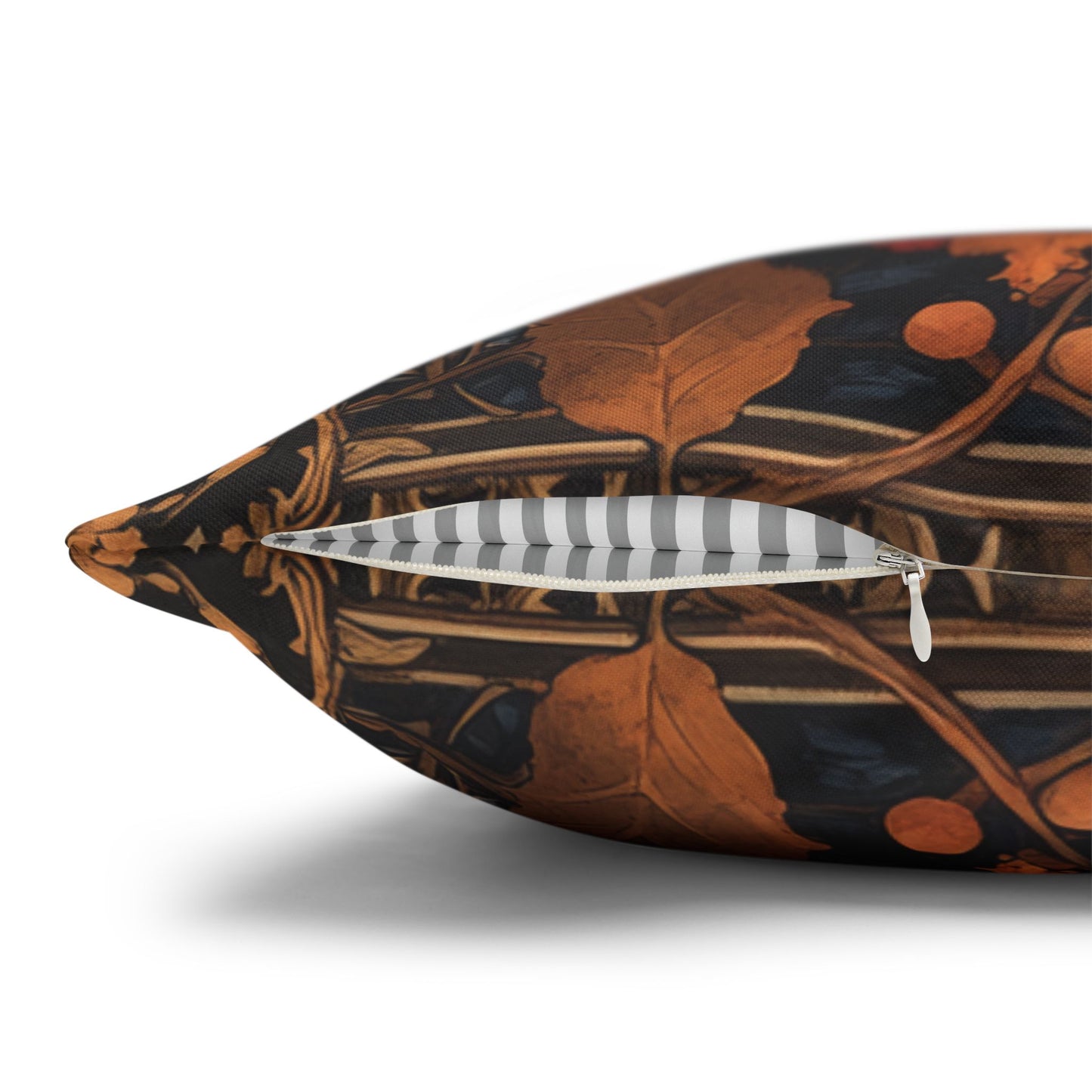 Hedgehog Acorns And Fallen Leaves Pillowcase