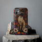 Art Deco Siamese Cat In The Style of William Morris iPhone Tough Case