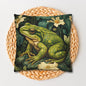 William Morris Inspired Forest Frog Pillowcase