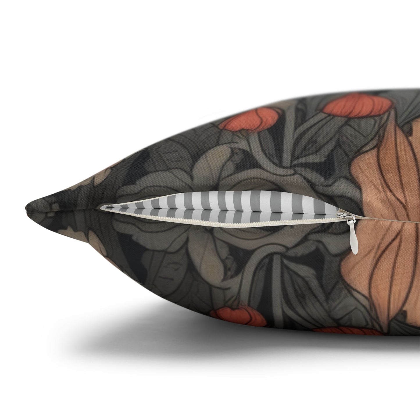 William Morris Inspired Botanical Woodland Fox Decorative Pillowcase
