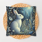 White Rabbit Moonlight Night Pillowcase