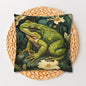 William Morris Inspired Forest Frog Pillowcase