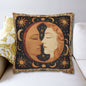 Celestial Harmony Pillow,case Moon & Sun Design, Boho Decor, Cozy Home Accent, Starry Night Gift, Astrology Lovers