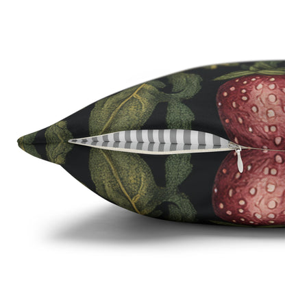 Rabbit & Strawberry Pillowcase: Whimsical Home Decor Cushion