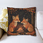 Woodland Foxes With Cozy Bonfire Pillowcase