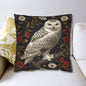 Snow Owl Winter Botanicals Home Decor Pillowcase