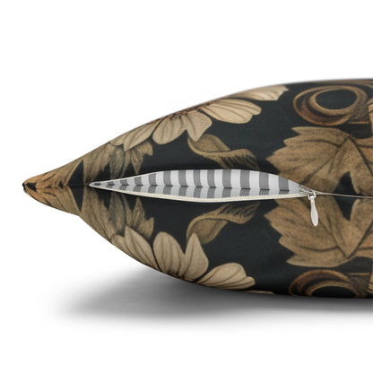 Botanical Squirrel Throw Pillowcase