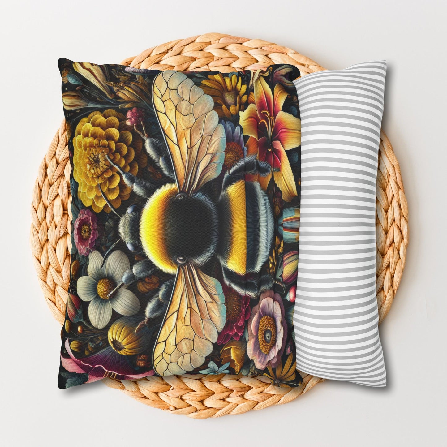 William Morris Wildflower Bumblebee Pillowcase: Floral Home Decor