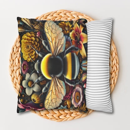 William Morris Wildflower Bumblebee Pillowcase: Floral Home Decor
