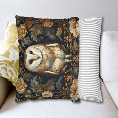Forest Barn Owl Pillowcase