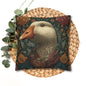 Whimsical Goose Pillowcase: Victorian Style Farmhouse Decor
