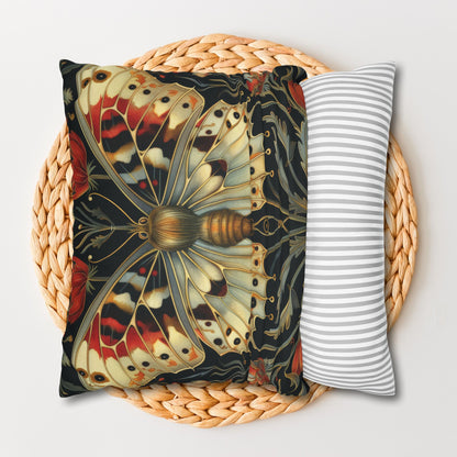 William Morris Inspired Victorian Butterfly Floral Decorative Pillowcase