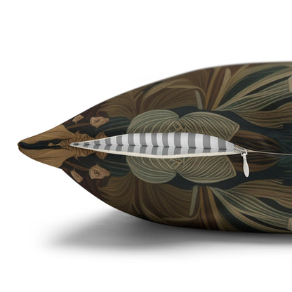 Capybara Botanical Pillowcase, William Morris Style Vintage Floral Animal Cushion