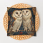 Forest Couple Barn Owl Pillowcase
