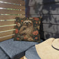 Sloth Outdoor Pillow, Cute Animal Throw Pillow, Tropical Wildlife Cushion, Botanical Accent Pillow, Jungle Decor, Nature Lover Gift, Sloth Lover Pillow