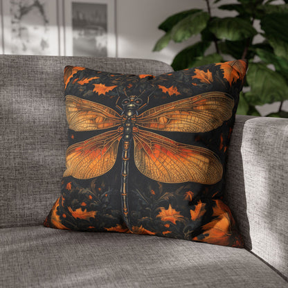 Art Deco Dragonfly Pillowcase: Victorian Halloween Home Decor