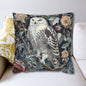 Snowy Owl Frozen Garden Decorative Pillowcase