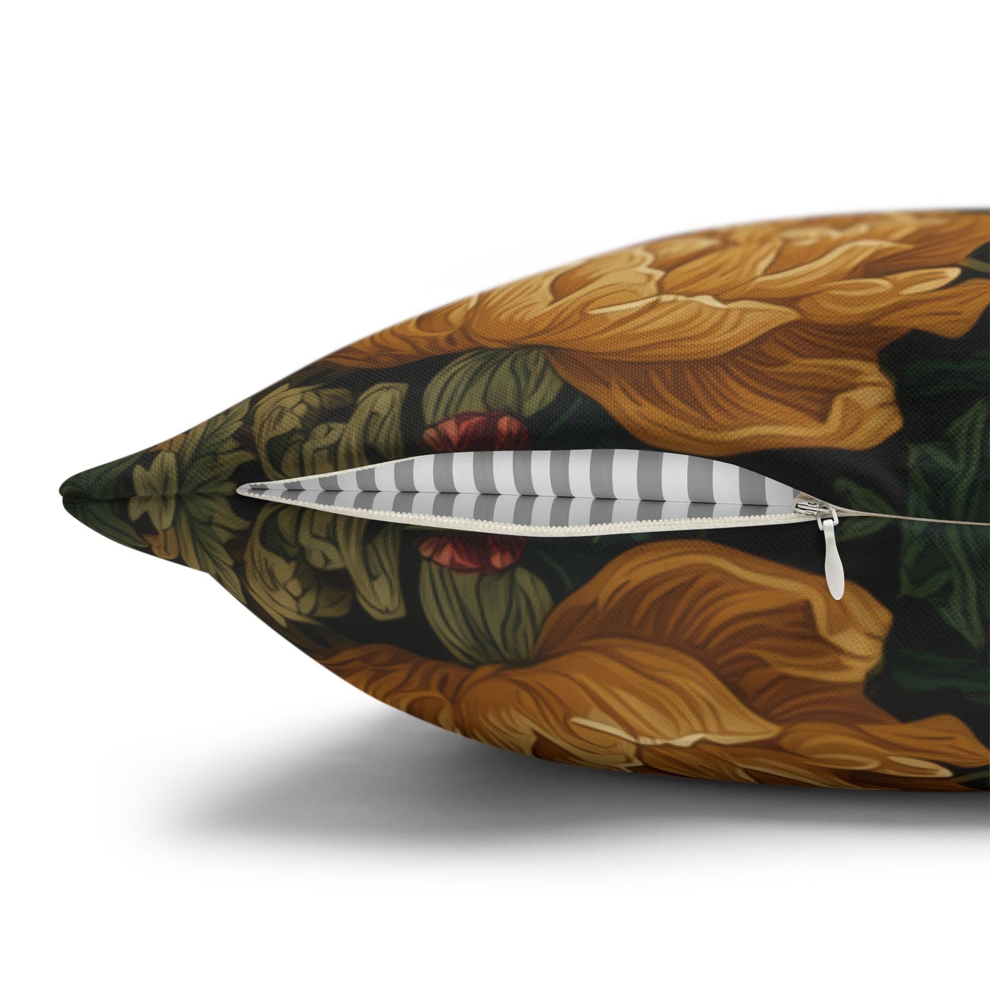 Majestic Elk Floral Pillowcase, William Morris Inspired Woodland Elf Decorative Pillow