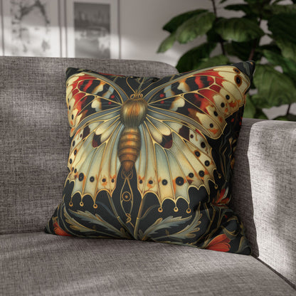 William Morris Inspired Victorian Butterfly Floral Decorative Pillowcase