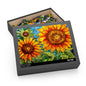 Sunflower Field Stained Glass Jigsaw Puzzle (120, 252, 500-Piece)  Gift-Ready Box, Adult Jigsaw Puzzle, Gift Him Her