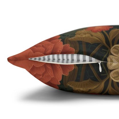 Capybara Vintage Floral Garden Pillowcase, William Morris Style Animal Cushion Pillowcase