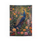 Tapestry of Peacock Wildflowers | William Morris Inspired Art Deco Hanging and Home Decor