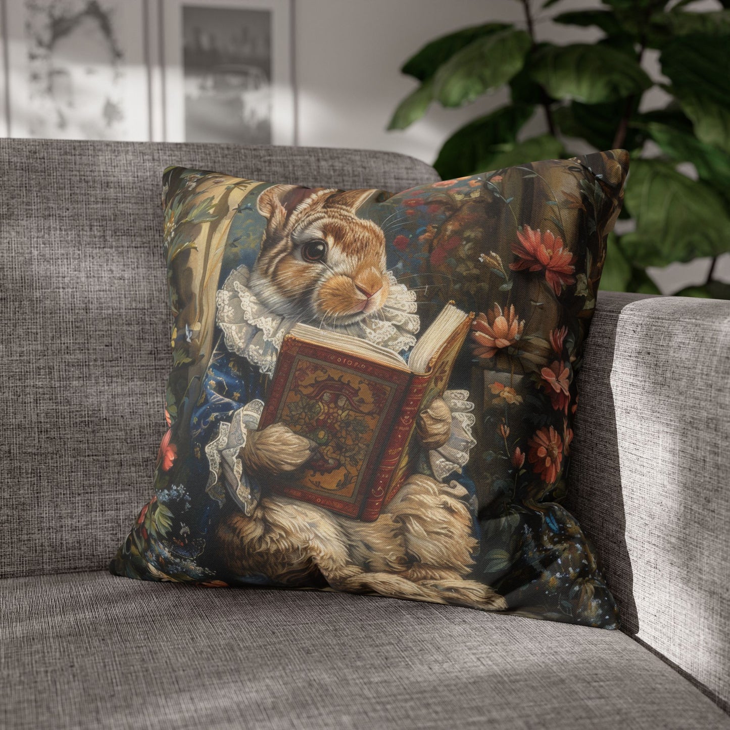 Rococo Peter The Rabbit Vintage Book Pillowcase