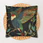 Art Nouveau Vibrant Hummingbird Pillowcase, Nature-inspired Home Decor, Throw Pillow for Living Room